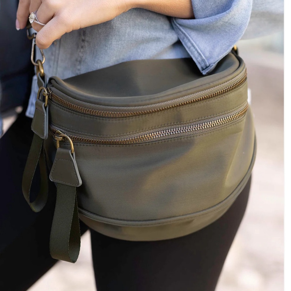 Grace & Lace Belt Bag NWT Olive Green - Sold Out